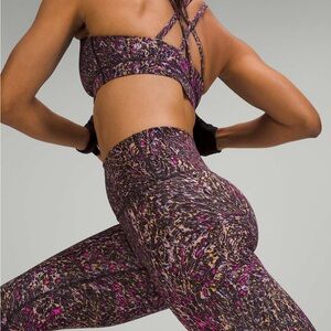 Lululemon Instill Tight  Purple Multicolor